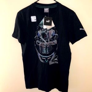 NWT Lewis Hamilton Puma Mercedes Benz Feature Tee